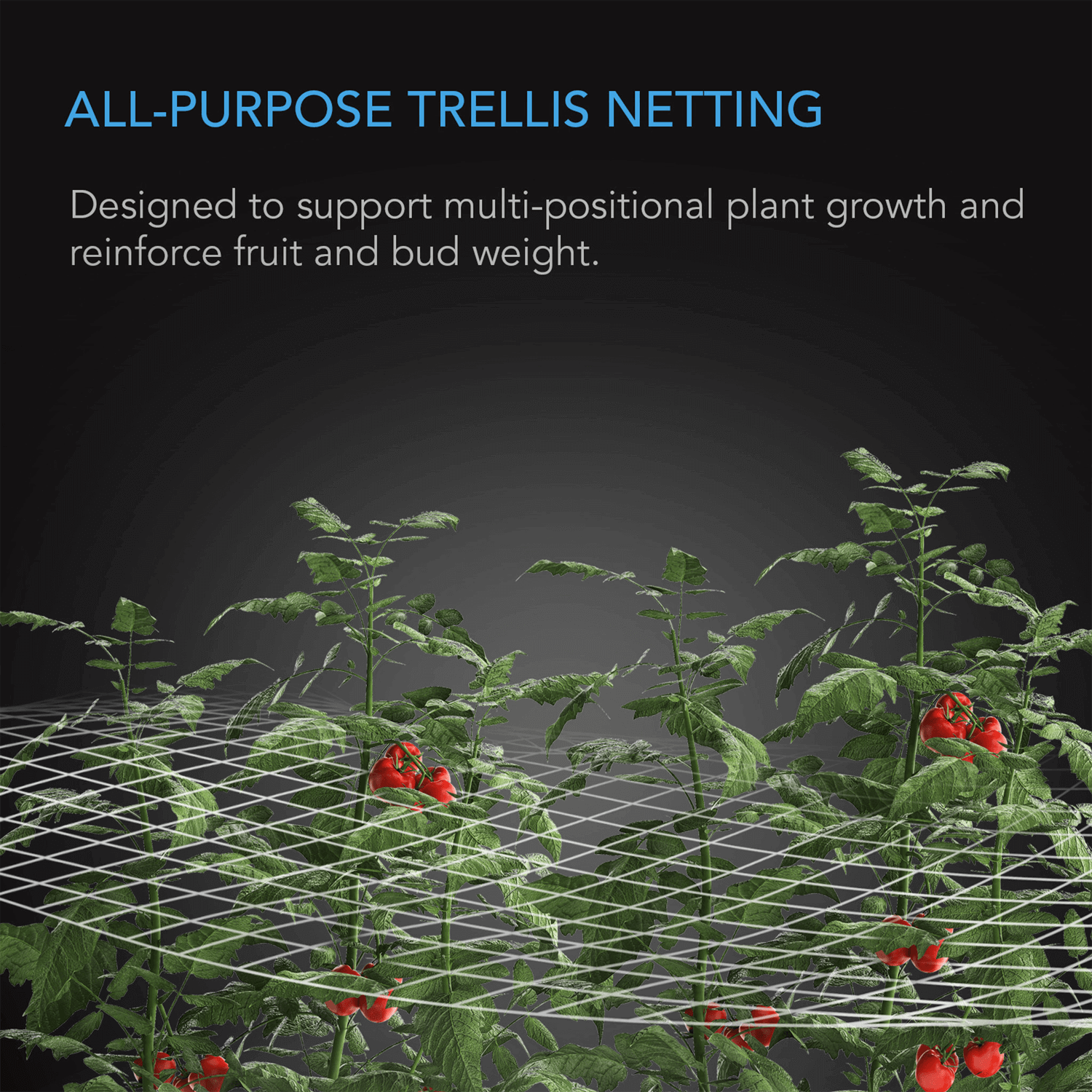 AC Infinity Polyester Plant Trellis Netting, 5x30'