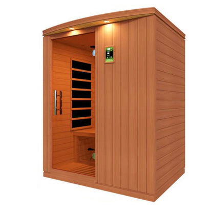 Madrid Elite 3 Person Low EMF Infrared Lighting Home Sauna