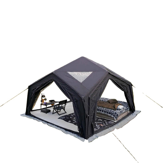 Coody Air Tent Hub Shelter Black Inflatable Tents for Camping (2-6 Person)