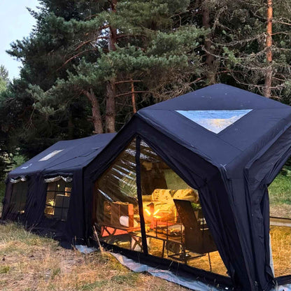Coody Air Tent Hub Shelter Black Inflatable Tents for Camping (2-6 Person)