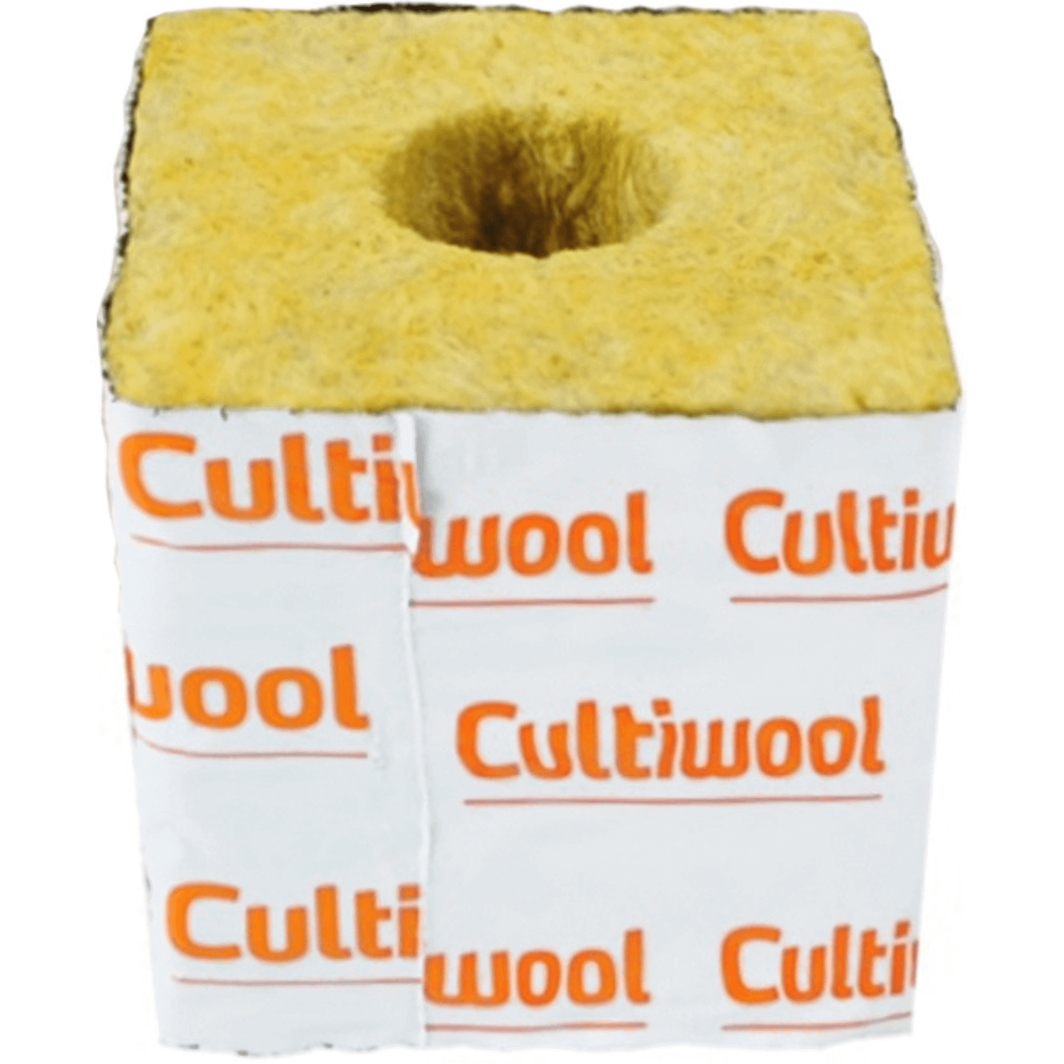 Cultiwool 3" x 3" x 3" Blocks of Cultilene Rockwool - Case of 400
