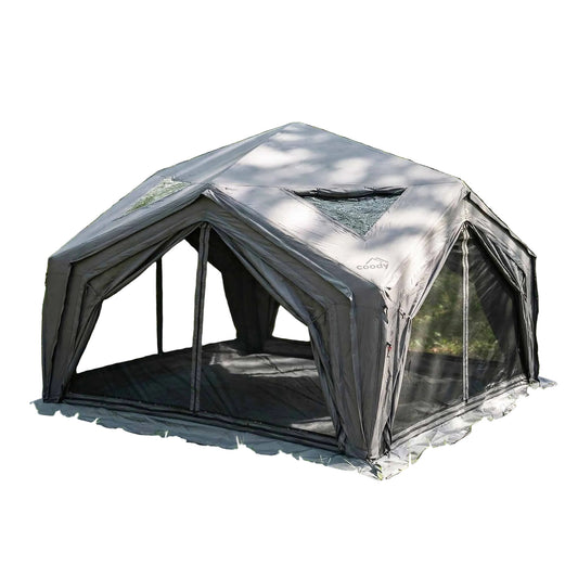 Coody Air Tent Hub Shelter Gray Inflatable Tents for Camping (2-6 Person)