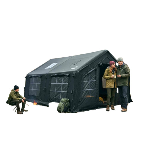Coody Familia AirTent 13.6 Black Inflatable Tent House for Camping (2-8 Person)