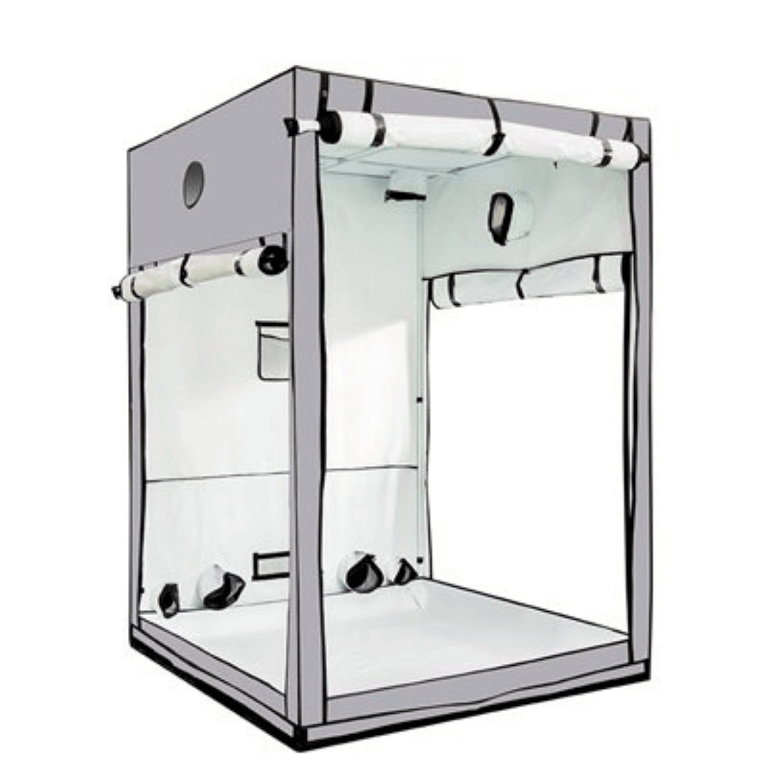 HighDroGro HDG55 5' x 5' x 6'8" (150cm x 150cm x 210cm) Indoor Grow Tent