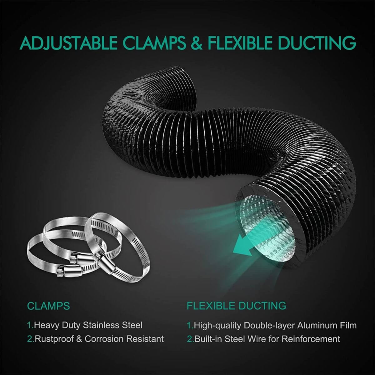 Mars Hydro FC 3000-EVO LED Grow Light + 3' x 3' Grow Tent + iFresh Inline Fan Combo with Temperature and Humidity Controller