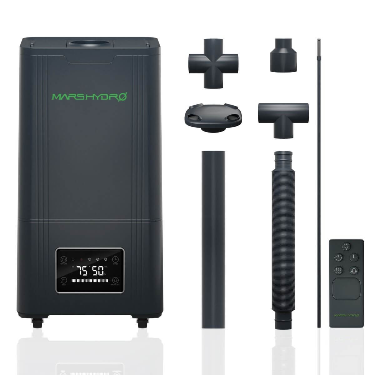 Mars Hydro 15L Large Humidifier with Ultrasonic Cool Mist, Temperature and Humidity Sensor, and Remote Control