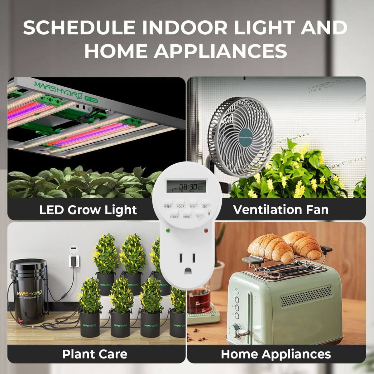 Mars Hydro 7-Day Programmable Digital Timer