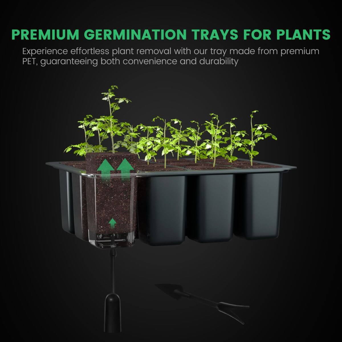 Mars Hydro Seed Starter Trays for Clone Propagation - Set of 4