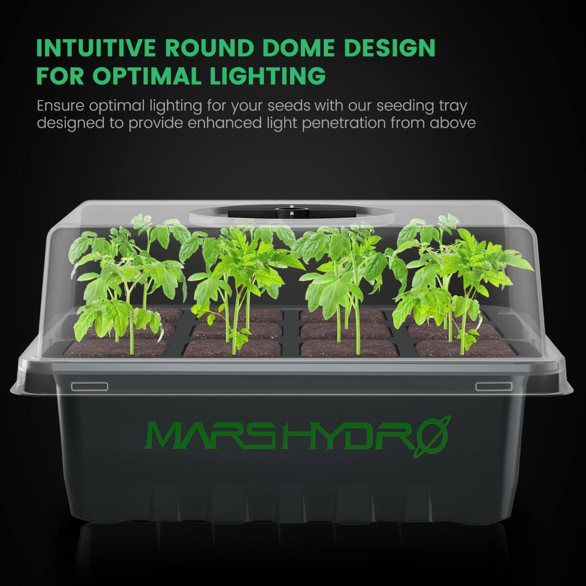 Mars Hydro Seed Starter Trays for Clone Propagation - Set of 4