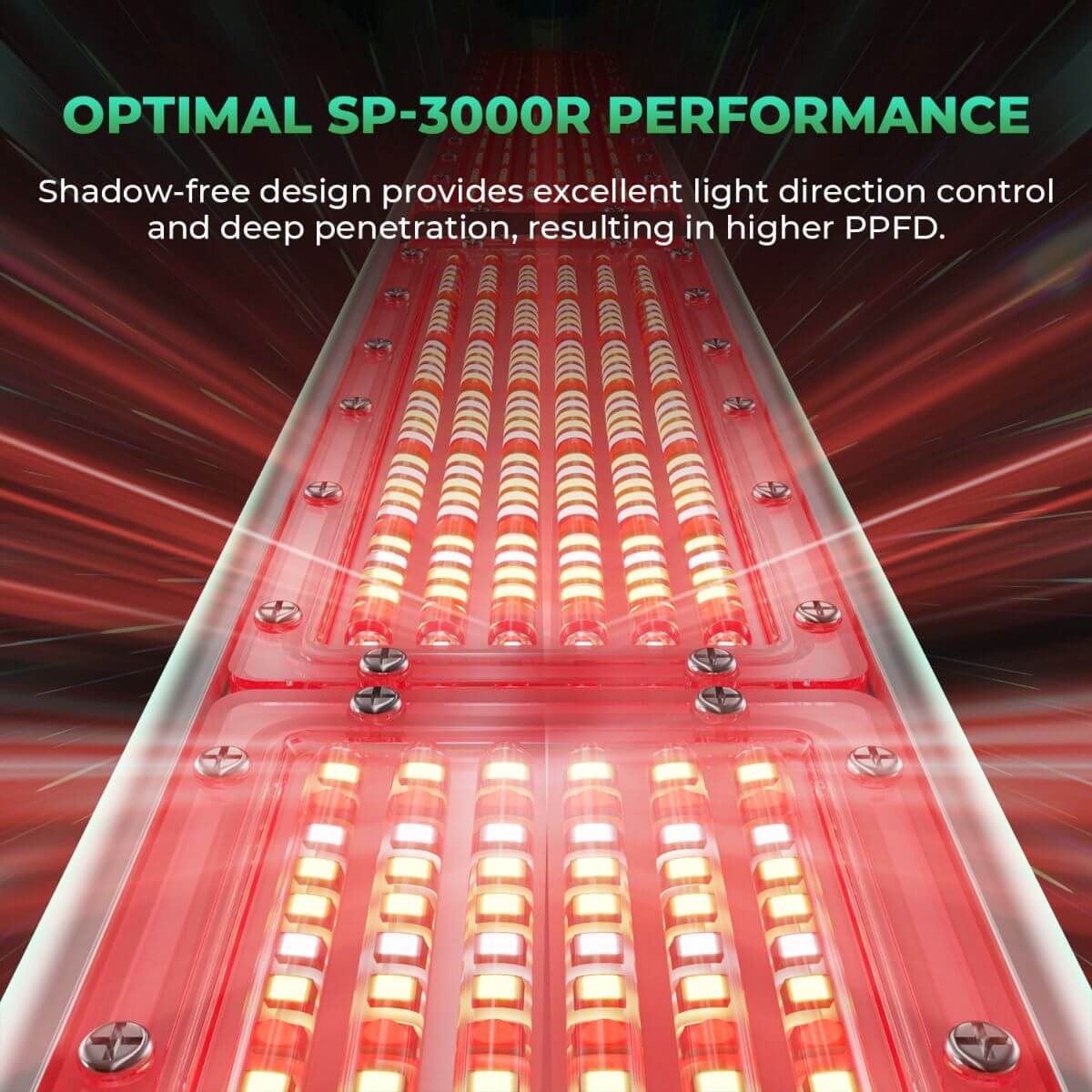 Mars Hydro SP 3000 300W Red Spectrum Grow Room LED Grow Light