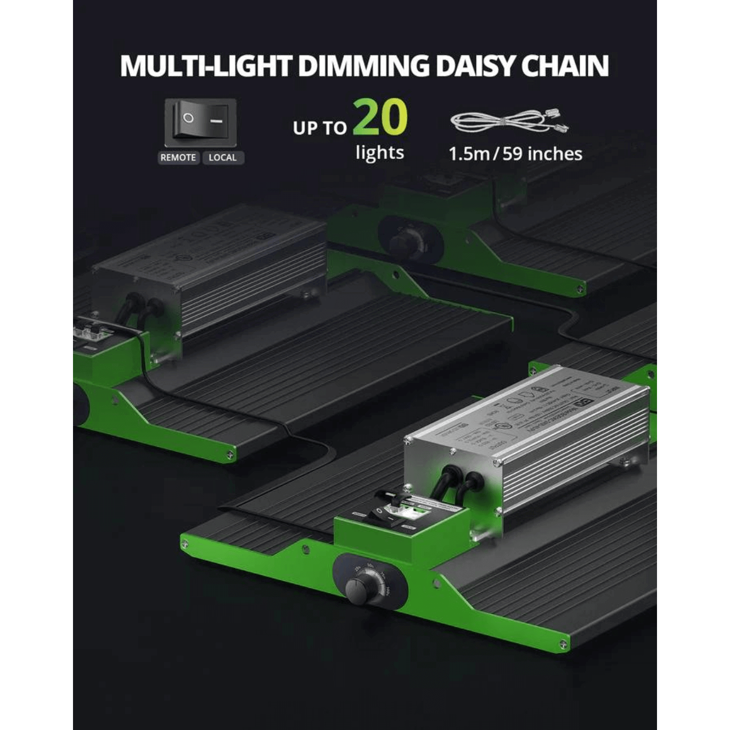 ViparSpectra P1000 100W Infrared Full Spectrum LED Grow Light