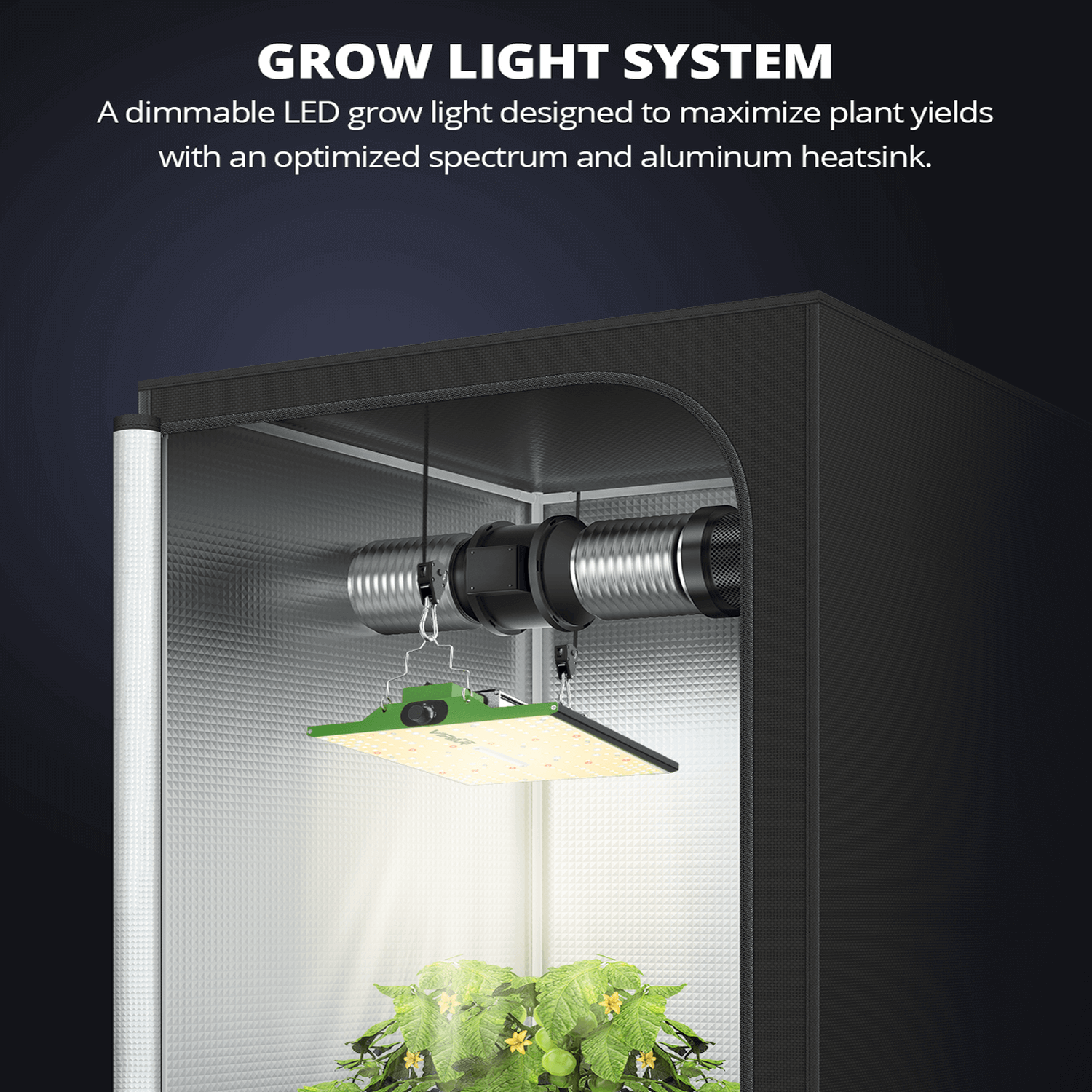 ViparSpectra P4000 400W Infrared Full Spectrum LED Grow Light